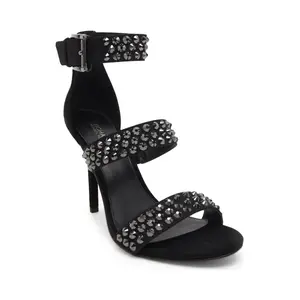 Кожаные босоножки на шпильке амаль Michael Kors, черный