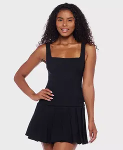 Платье в клетку с заниженной талией для юниоров B Darlin