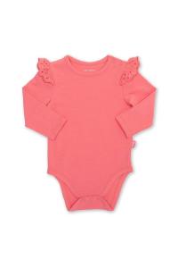 Боди с вышивкой для маленьких девочек Kite, розовый