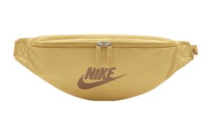 Nike Нейлоновый наплечный поясной рюкзак унисекс пшенично-золотой и эль-коричневый, Wheat Gold & Ale Brown