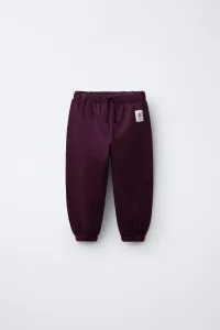 Zara Плюшевые спортивные брюки с аппликацией в виде этикетки