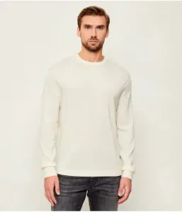 Шерстяной свитер regular fit Calvin Klein, кремовый