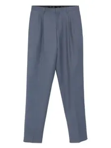 Плиссированные брюки Lardini, синий