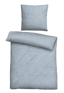 Постельное белье , светло-голубое, 1x 155x220 см + 1x 80x80 см Biberna