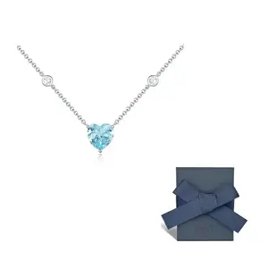 Apm Monaco LUMIERE 925 серебряное колье для женщин серебристо-белое