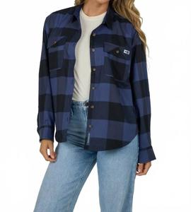 Salty Crew Фланелевая рубашка Fathom цвета индиго