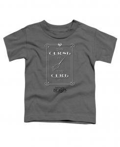 Детская футболка с коротким рукавом "Curse It" Fantastic Beasts, Charcoal