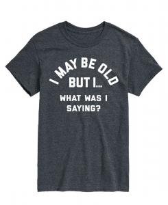 Мужская футболка с коротким рукавом ко Дню отца "Возможно, я уже старый" AIRWAVES, Gray