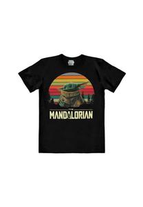 Футболка easyfit mandalorian - маленький йода Logoshirt, черный