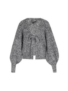 DreiMaster Женский кардиган серого меланжевого цвета