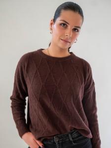 Свитер WEARABLE STORIES Manou, шоколадный