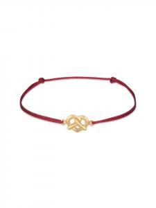 Elli Браслет в виде кренделя из серебра 925 пробы, традиционное ювелирное украшение из золота