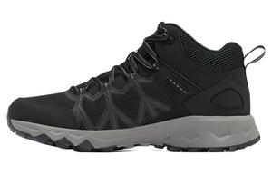 Columbia Амортизирующие и водонепроницаемые полувысокие уличные ботинки мужские черно-серые, цвет Black Gray