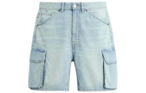 Джинсовые шорты мужские синие Zara, синий