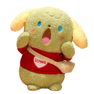 Милый щенок с лаем, очаровательные смеющиеся собачки плюшевые куклы, длина 30см Fox fairy