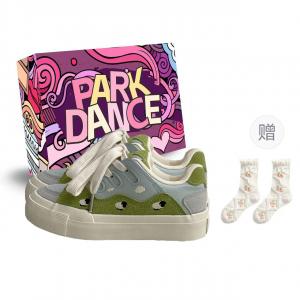 PARK DANCE Женские скейтерские кроссовки Prairie Blue с коробкой и носками в подарок, цвет Prairie Blue+Box+Gift Socks