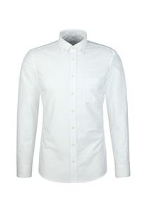 Рубашка на пуговицах Comfort fit SEIDENSTICKER Schwarze Rose, белый