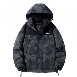 Пуховик унисекс Jeep, хаки