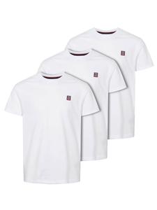 Набор из 3 футболок Massimo белого цвета (белый-белый-белый)