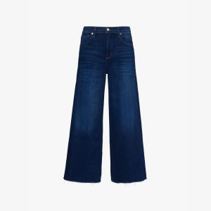 Джинсы Citizens Of Humanity Lyra с широкими укороченными штанинами, синий