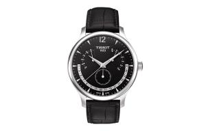 TISSOT Junya Collection, кварцевый механизм, мужские часы, 42 мм, синий циферблат, корпус из нержавеющей стали, кожаный ремешок