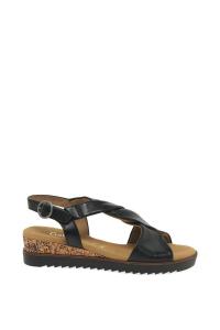 Босоножки «Богатые» на низком каблуке Gabor, черный