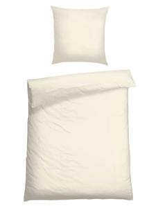 Schiesser Комплект постельного белья из атласа "Элла" кремового цвета