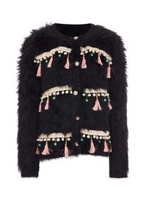 Вязаный кардиган IZIA Knit Cardigan, черный