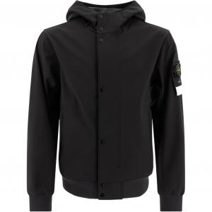 STONE ISLAND Куртка с капюшоном и нашивкой с логотипом, Charcoal Black
