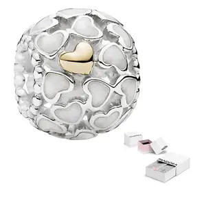 Pandora Gold Plated, Silver Plated, Alloy Jewelry Accessories Unisex Silver