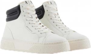 Мужские кроссовки Armani Exchange Lion High Top, белый/черный/светло-белый