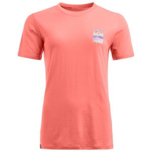Женская футболка 140 Cool Mountain с градиентом - мериносовая рубашка Ortovox, Blossom