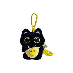 XIWANTONG Очаровательные маленькие черные кошки плюшевый кулон высота 10см
