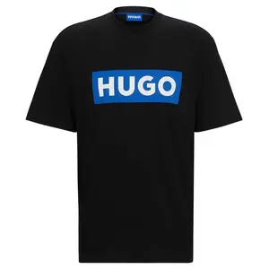 Футболка с коротким рукавом HUGO Nico BLUE, черный