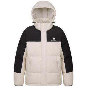 Теплая флисовая куртка-пуховик унисекс Camel, цвет Oak Gray/Phantom Black