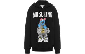 MOSCHINO Свитшот Sesame Street X Unisex Black