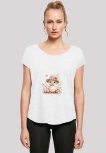 Футболка с принтом SÜSSES OSTER KÜKEN MIT HUT F4NT4STIC, белый