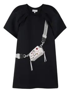 Платье мини Snapshot с принтом Marc Jacobs Kids, синий