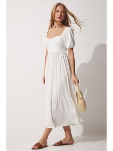 Длинное платье Happiness Istanbul, белый