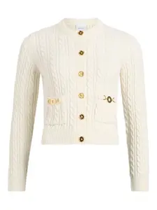 Кардиган фактурной вязки PATOU, нейтральный