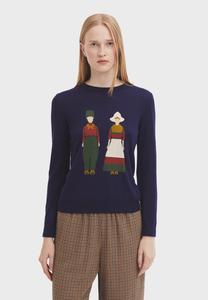 Джемпер Nice Things Jumper, Navy Blue/Dark Blue