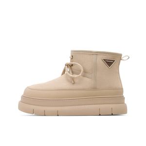 C°BANNER Тёплые износостойкие утеплённые ботинки для увеличения роста с покрытием 10,5 см женские - абрикос, цвет Apricot