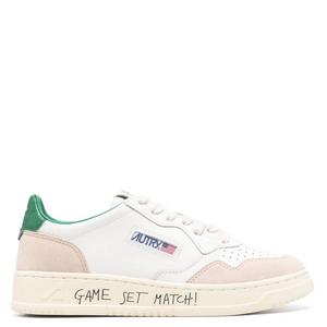 Низкие кроссовки Autry Medalist, match/suede white/amazon