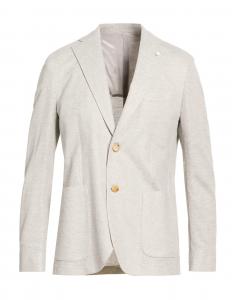 Блейзер Luigi Bianchi Mantova, светло-серый