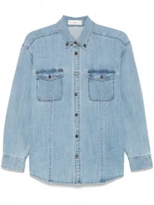 Джинсовая рубашка Dunst, синий