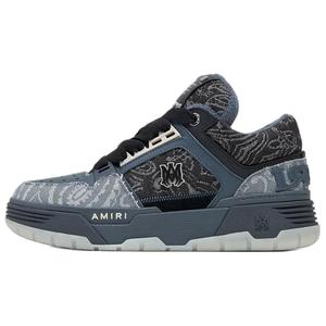 AMIRI MA 1 Low top Skateboard Shoes мужские черно-синие