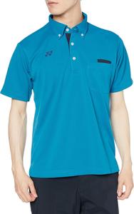 Ткань Yonex CY204 Sparkling Comfortable Fabric для ухода за больными и медицинского применения, простая трикотажная рубашка, синий/бирюзовый