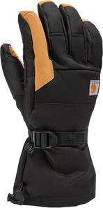 Carhartt мужские утепленные перчатки Storm Defender с подкладкой, Black Dark Grey Barley