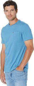 Мужская футболка Tommy Hilfiger Essential с коротким рукавом, круглым вырезом и карманом, Regatta Blue