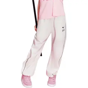 PUMA Детские вязаные спортивные штаны для детей 3-7 лет Sportstyle Series pearl white